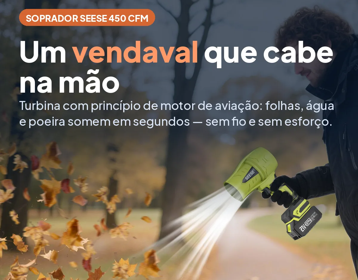 SEESE 450 CFM em funcionamento